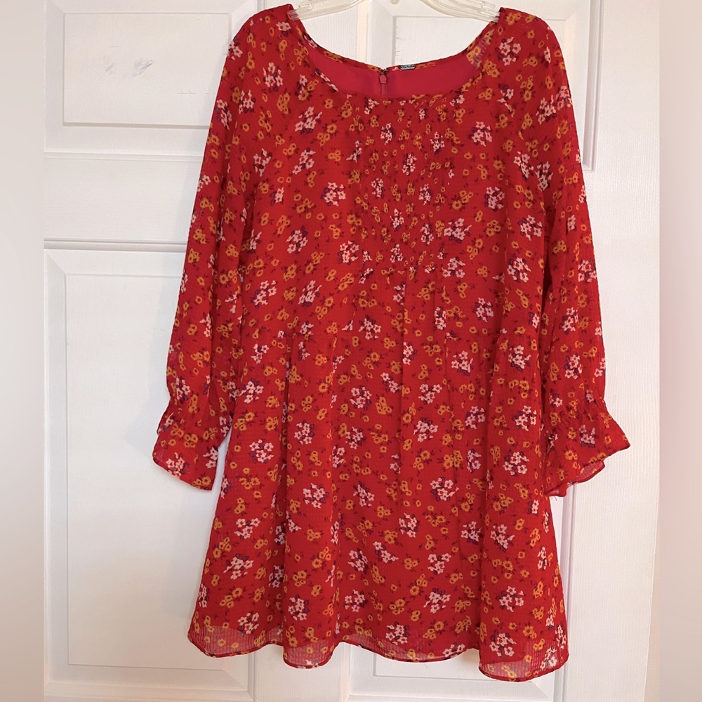 Free People babydoll mini dress